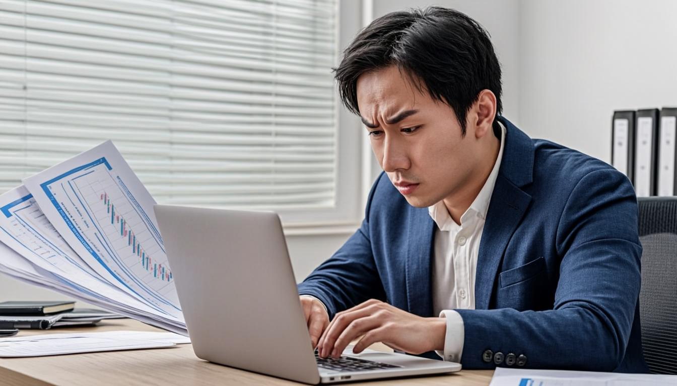 Frustrated entrepreneur with slow marketplace growth