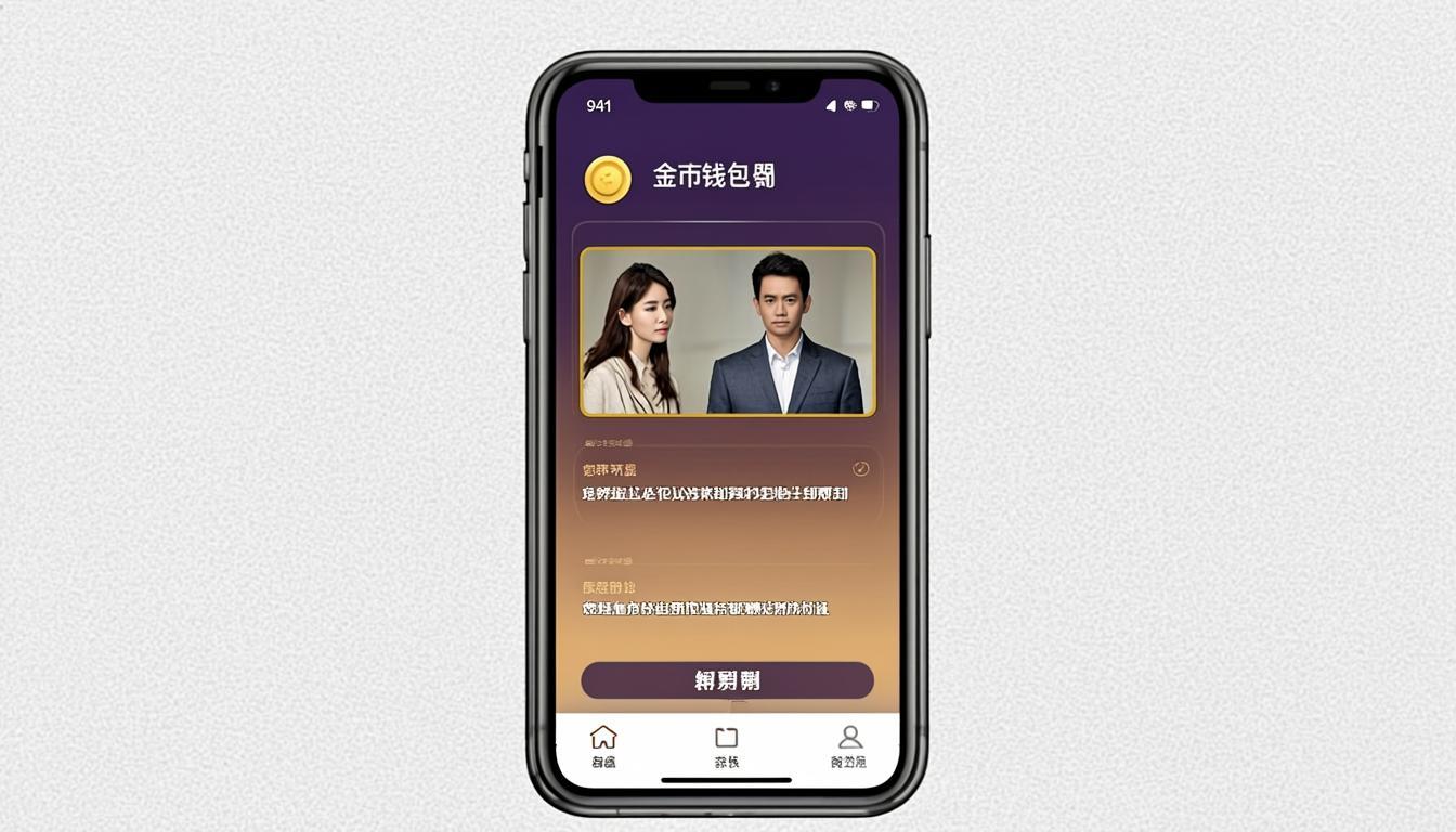 White Label Micro Drama App showing vertical short drama video player, episode list, and coin wallet