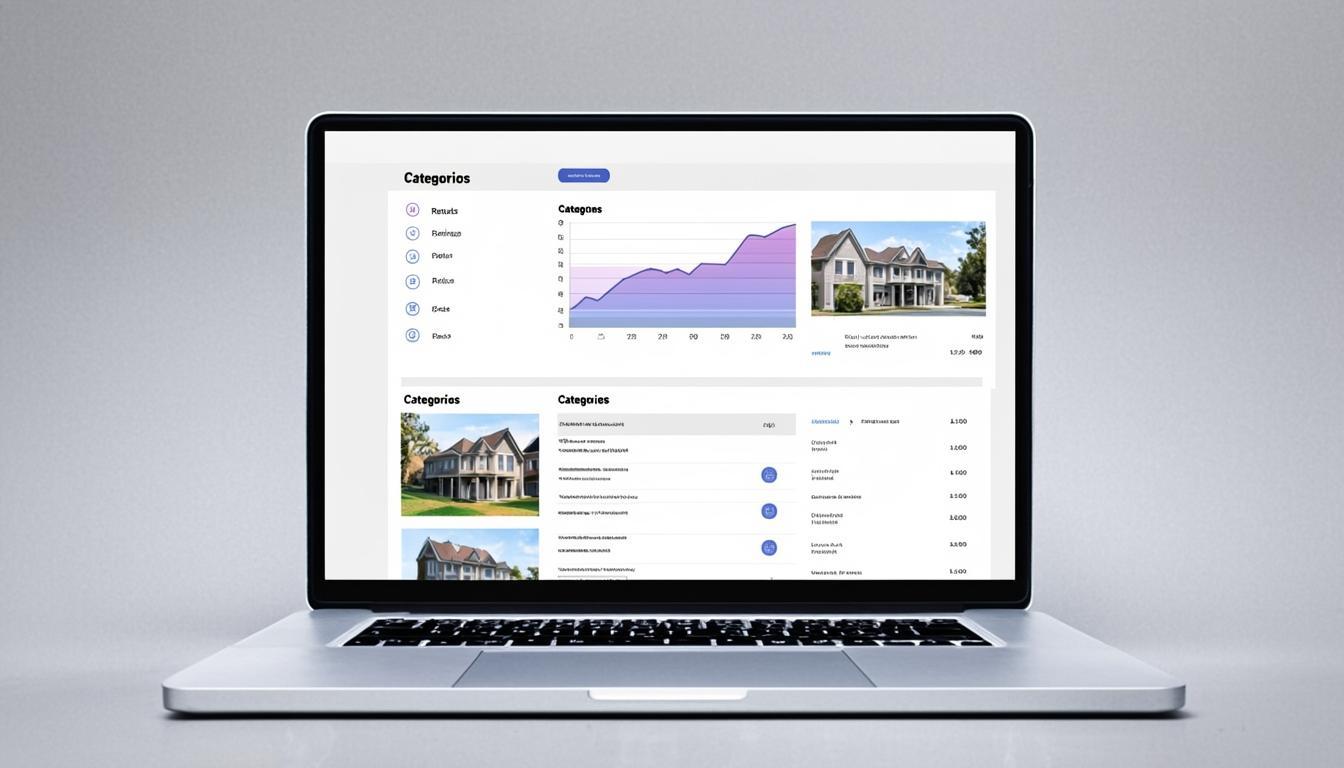 White Label Property Management App dashboard showing rental income, tenant list, and property overview